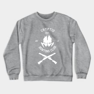 Cryptid Hunting Club (White) Crewneck Sweatshirt